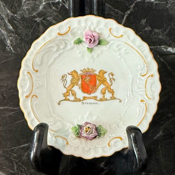 1930’s VON SCHIERHOLZ German Porcelain Decorative Plate - Picture 1 of 9